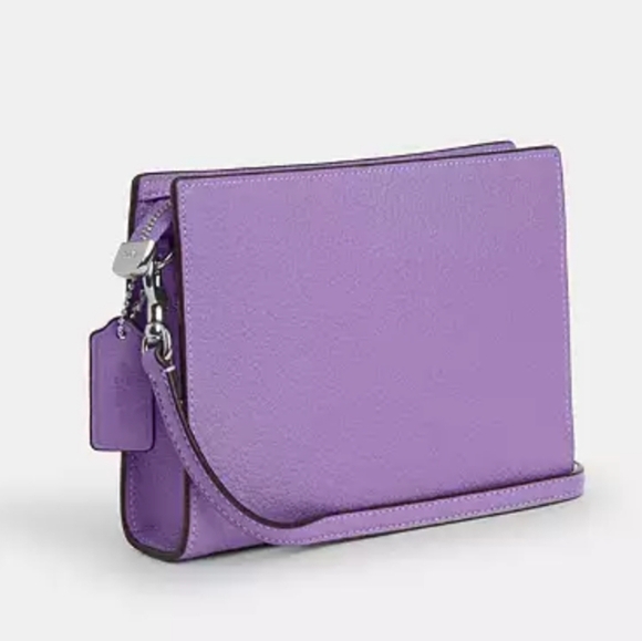 Authentic Purple Coach Crossbody Bag - Picture 4 of 13